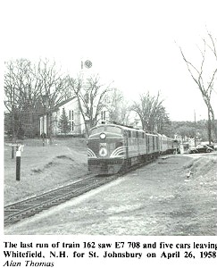 Black and White photo of winter train